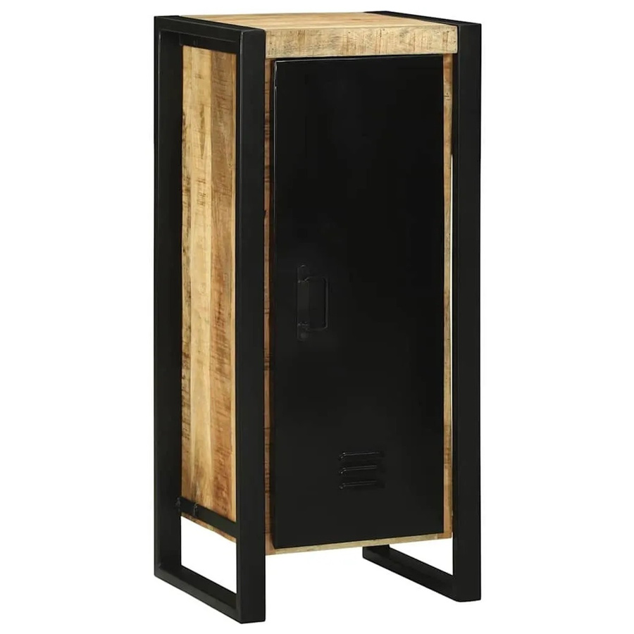 vidaXL Badezimmerschrank aus Massivholz Mango in Braun, B/T/H: 40 x 35 x 90 cm - Bild 2