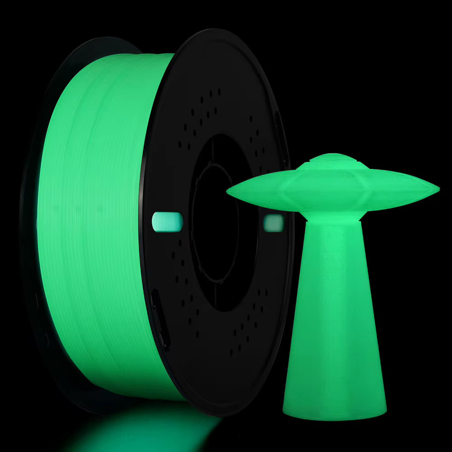 KINGROON Leuchtendes PLA-Filament 1,75mm, Grün-Blau, Leuchtet im Dunkeln für FDM 3D-Drucker - Bild 2
