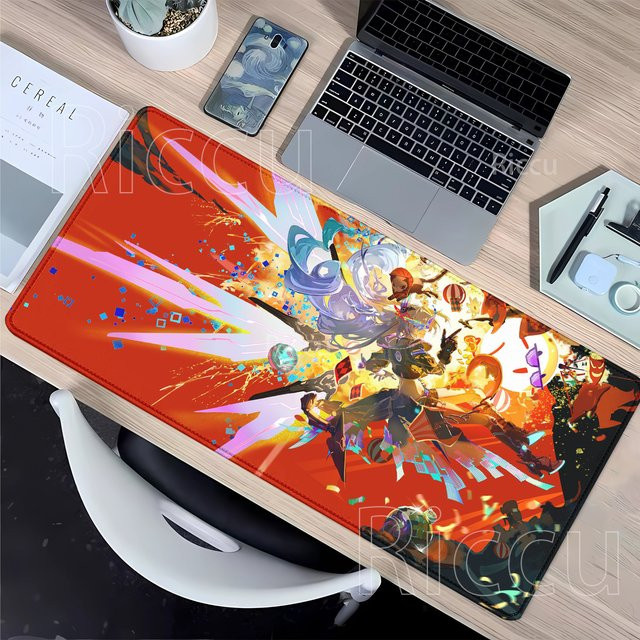 Mauspad Anime Girl Silver Wolf LV.999 Honkai Star Rail XXL Schreibtischunterlage Multicolour - Bild 1