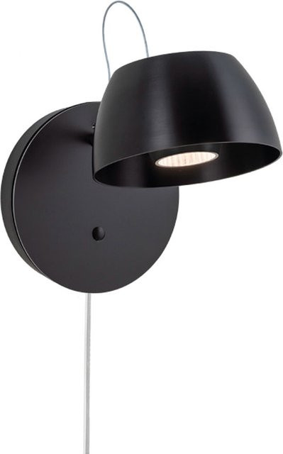 Baltensweiler Irio W AP DTW LED-Wandleuchte in Schwarz, dimmbar und verstellbar - Bild 1