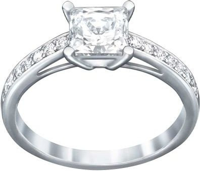 Swarovski Ring, Silber, Kristall, Damen, Ringgröße 52 - Bild 1