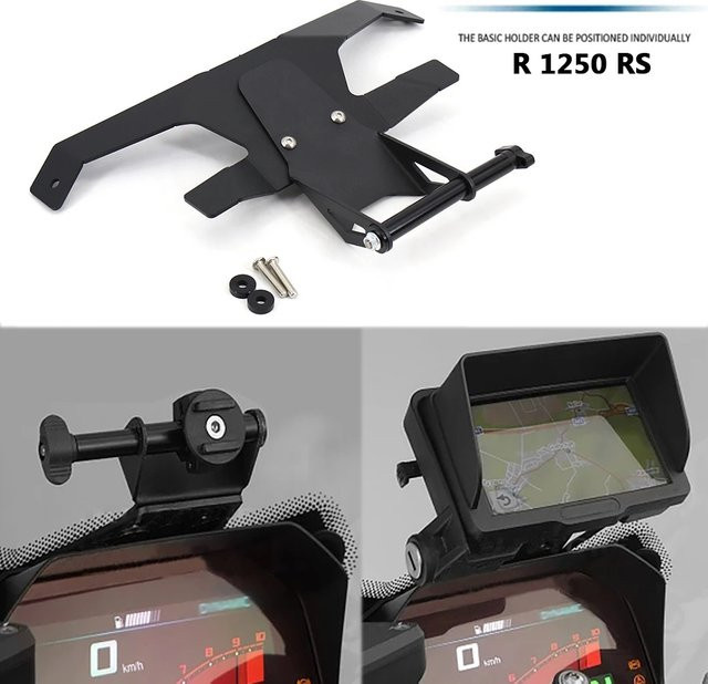 Otilli GPS Halterung und Ladestation für BMW R1250RS und R1250 GS in Schwarz - Bild 1