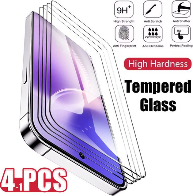 HD Gehärtetes Glas Display Schutzfolie für vivo X300 Pro Mini Ultra X200 FE X200s X100s S30 S20 S19 S18e V40 Lite SE V50 V60 in Transparent - Bild 1