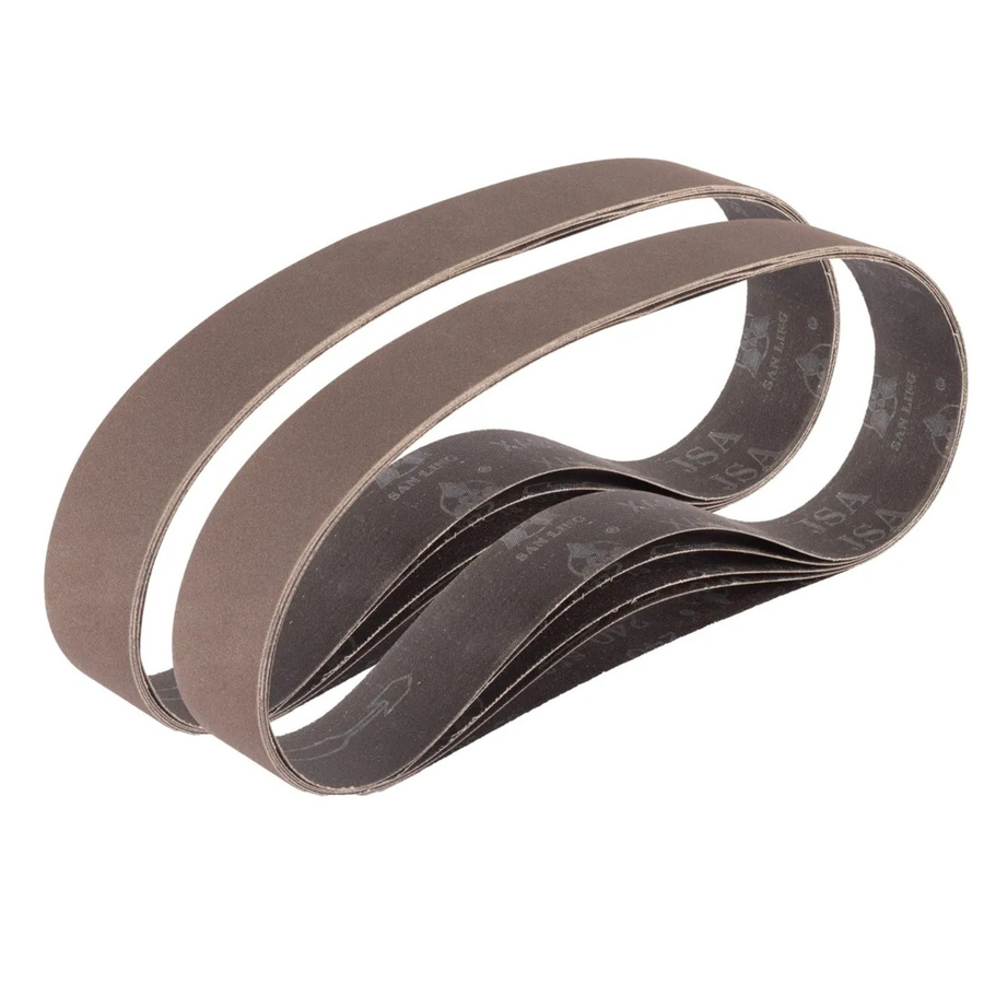 STAHLWERK Schleifband 10er Set Körnung P240 für Metall und Holz B: 40 mm, L: 760 mm - Bild 2