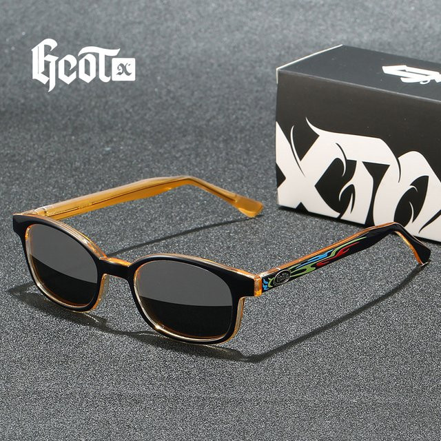 GCOTX 395 Sonnenbrille, Vollrand, polarisiert, Unisex, schwarz - Bild 1