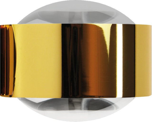 Top Light Puk Maxx Wall LED-Wandleuchte in Gold mit transparentem Glas und warmweißem Licht (2700K) - Bild 1