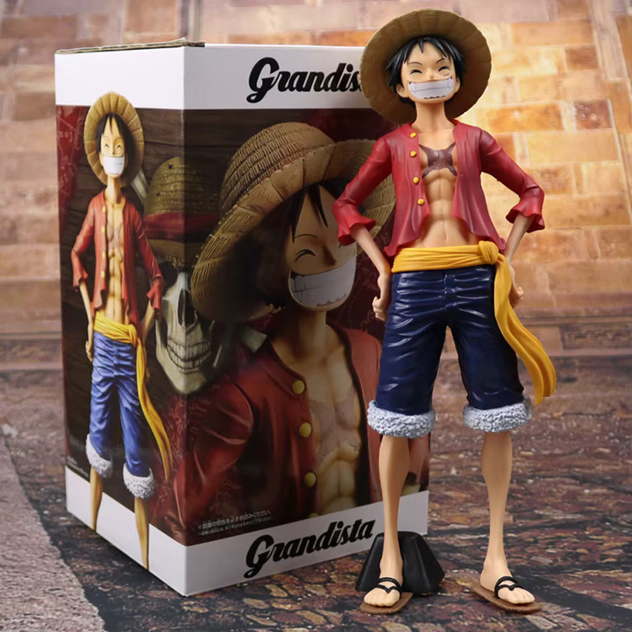 Bandai One Piece Luffy Smiley-Gesicht, PVC-Modell Ornament, Kunststoff - Bild 4