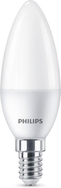 Philips LED-Leuchtmittel Kerzenform standard classic A-bulb A60, 3er Set, E14, warmweiß, Höhe: 10,6 cm, Durchmesser: 0,35 cm - Bild 1