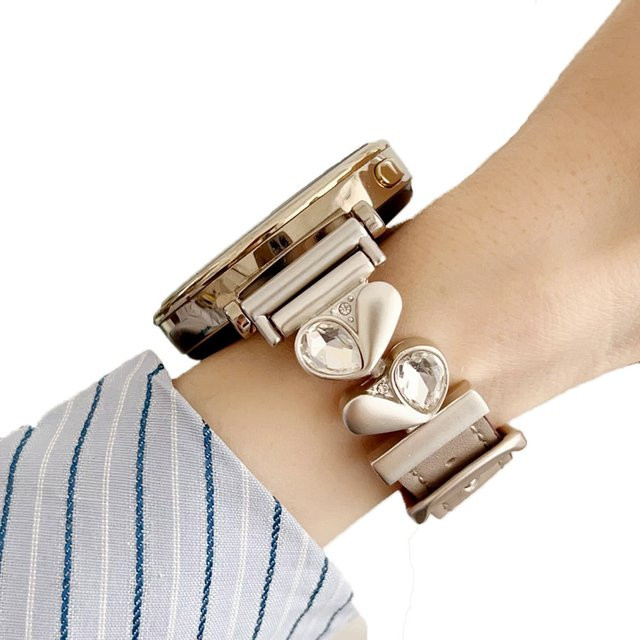 Uhrenarmband Edelstahl, Silber, Damen - Bild 1