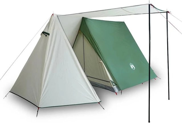 Furnicato Campingzelt A-Rahmen in Grün, H x B x T: 170 x 470 x 220 cm - Bild 1
