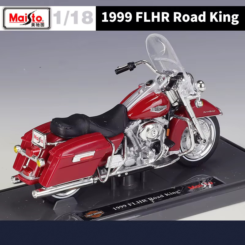 Maisto Harley Davidson FLHR Road King 1999, Motorradmodell, 1:18, Metall, ab 3 Jahren - Bild 2