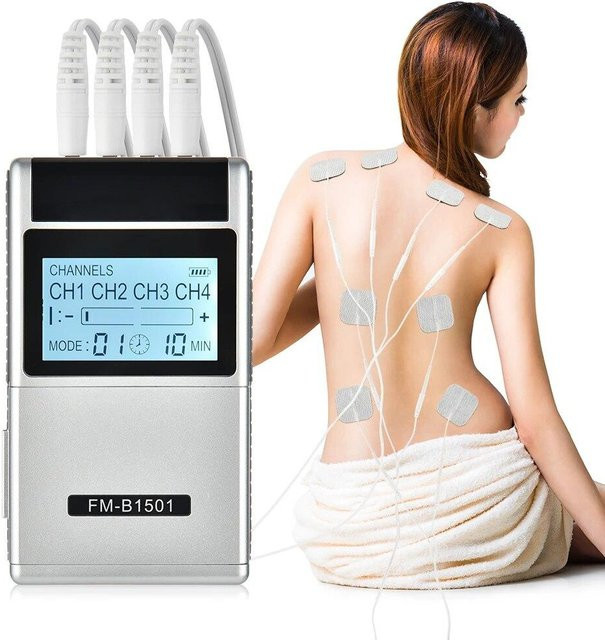 Binchi Health Technology TENS/EMS Nacken Schulter Körper Massager, beige - Bild 1