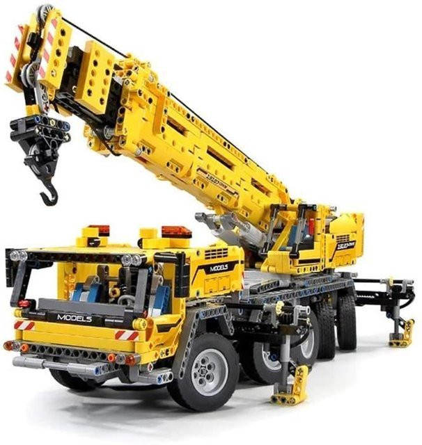 Mobilkran, Bausatz, 2590 Teile, 2,4G Fernbedienung, Gelb, ab 14 Jahre - Bild 1
