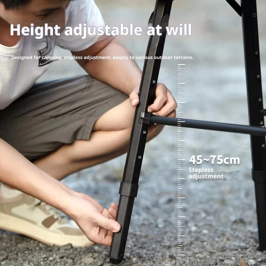 Mountainhiker Klappbarer IGT Campingtisch aus ultraleichter Aluminiumlegierung für das Outdoor Kochsystem - Bild 2