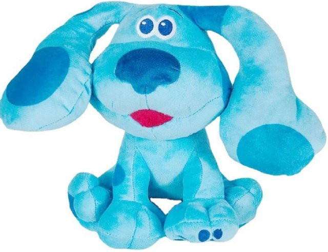 Yiran toy Blue's Clues & You! Plüschtier, blau-rosa Hund, 15-20cm - Bild 1