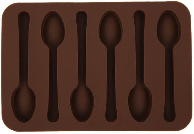 Garosa Kuchenform aus antihaftbeschichtetem Silikon, Braun, B: 14 cm, T: 10 cm - Bild 1