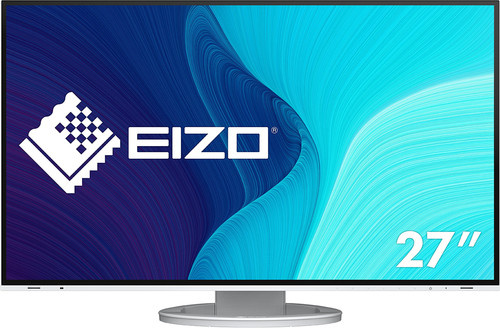 EIZO FlexScan EV2781-WT LED-Monitor weiß, 27 Zoll, QHD 2560 x 1440 Pixel, IPS-Panel, USB-C, HDMI und DisplayPort - Bild 1