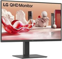 LG 27BA45QB-B LED-Monitor mit 27 Zoll, QHD 1440p, IPS-Panel, Schwarz, HDMI und DisplayPort - Bild 1