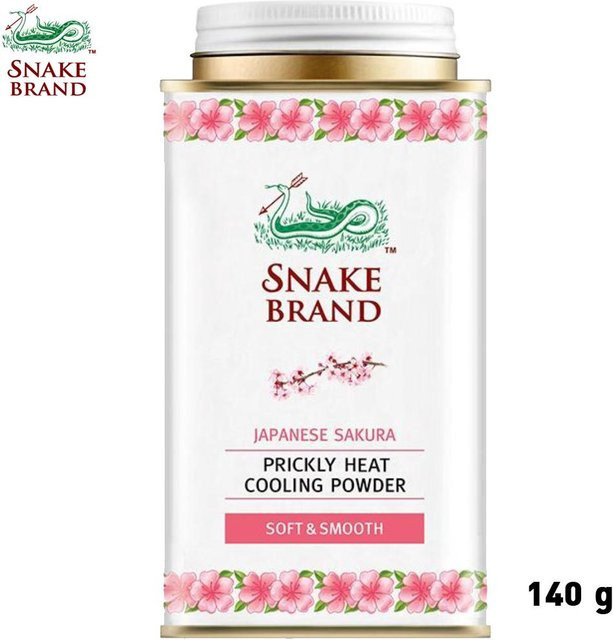 Snake Brand Prickly Heat Cooling Powder, japanische Sakura, 140 g - Bild 1