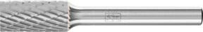 PFERD TOOLS Hartmetall Frässtift Zylinder ZYA, Farbe: Silber, Durchmesser: 10 mm, Länge: 20 mm, Schaft-Durchmesser: 6 mm, kreuzverzahnt und universal mittel - Bild 1
