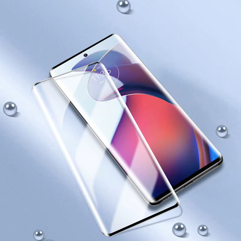 Gebogene Displayschutzfolien aus gehärtetem Glas für Samsung Galaxy S26 S25 S24 S23 S22 S21 S20 Note 20 Note 10 Ultra S10e transparent mit Fingerabdrucksensor-Kompatibilität - Bild 5