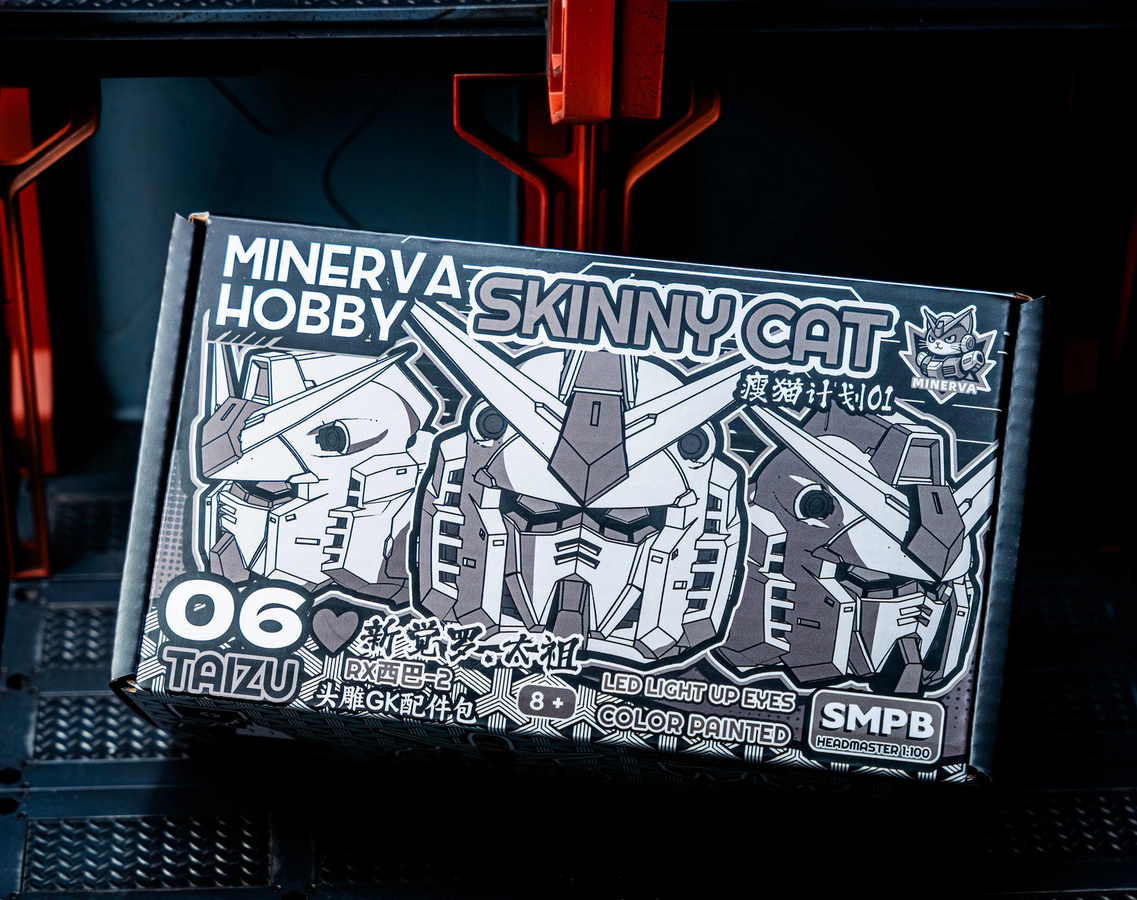Bandai Ersatzkopf-Upgrade-Kit Minerva Hobby Skinny Cat Plan 01 Taizu Gd Gk, Zubehör, Kunststoff, ab 8 Jahren - Bild 6
