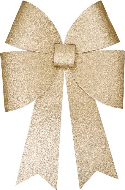 Rico Design Paper Poetry Bastelset XL-Schleife in Gold mit Glitter - Bild 1