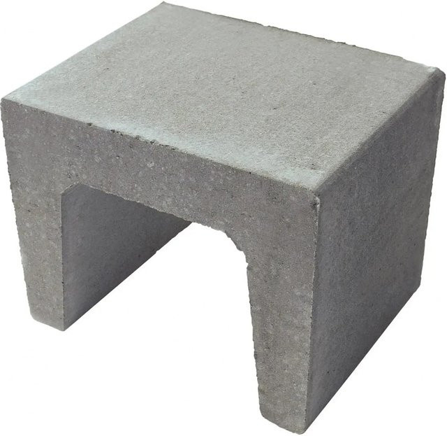 Diephaus U-Stein Grau B/T/H: 40 x 40 x 40 cm - Bild 1