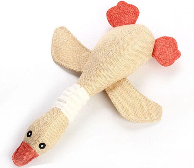 Yiran Furniture Hundespielzeug Wildgans, Kauspielzeug, beige - Bild 1