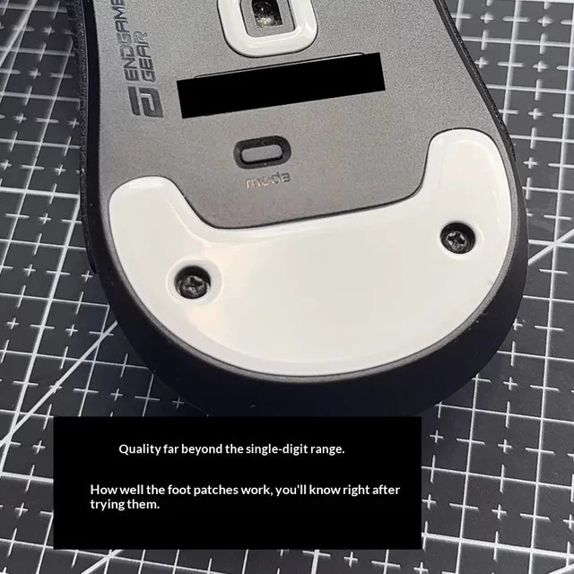 WESTLAB PTFE-Mausgleiter für Endgame OP1 Serie in Weiß - Bild 1