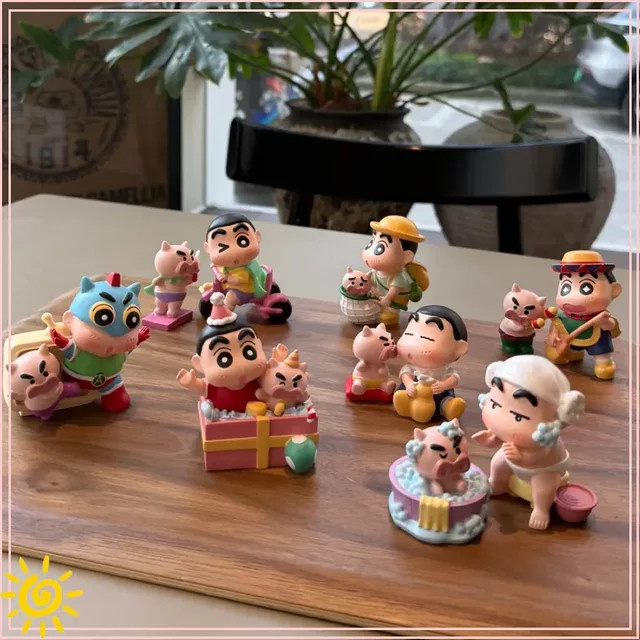 52TOYS Shin-Chan Blind Box, Anime-Charaktere, Ornamente, Kunststoff - Bild 1