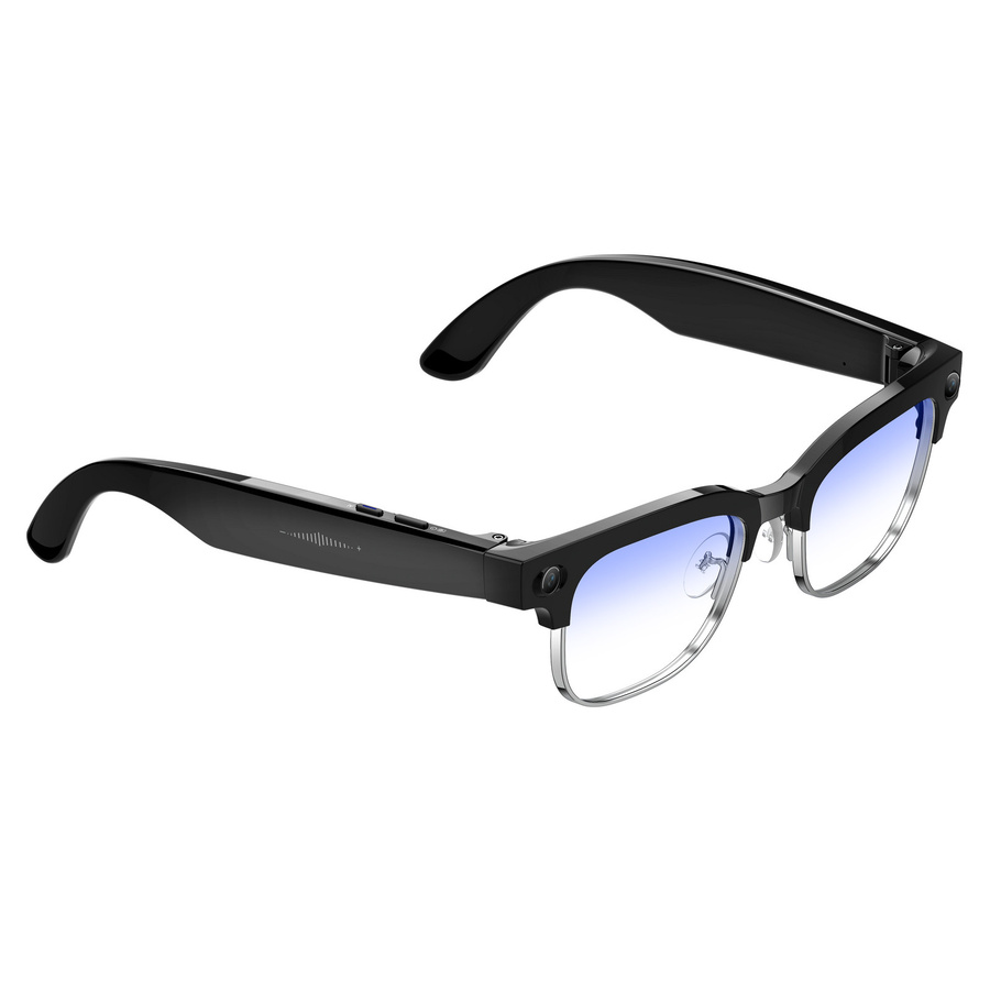 Smart-Brille yaocx mit 800W Kamera, HD-Videoaufnahme, Anti-Shake-Funktion, Sprachassistent, Musik und Bluetooth-Anruf in Schwarz oder Grau - Bild 5