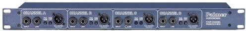 Palmer Musicals Instruments PAN 03 PASS Passive 19 DI Box 4-Kanal Schwarz - Bild 1