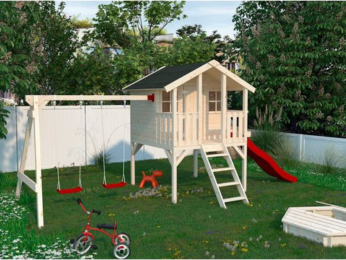 Mr. GARDENER Schaukelanbau Achim aus Fichte in Braun, B/T/H: 241 x 208 x 215 cm - Bild 1