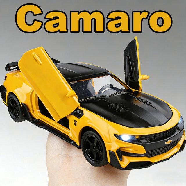 MAKEDA Camaro Diecast Modell, 1:32, Metall, mit Sound und Licht - Bild 1
