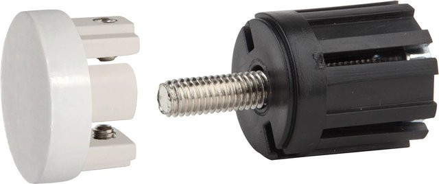 Mydeco Gardinenstangen-Endstück Match aus Metall in Weiß Ø 2 cm - Bild 1