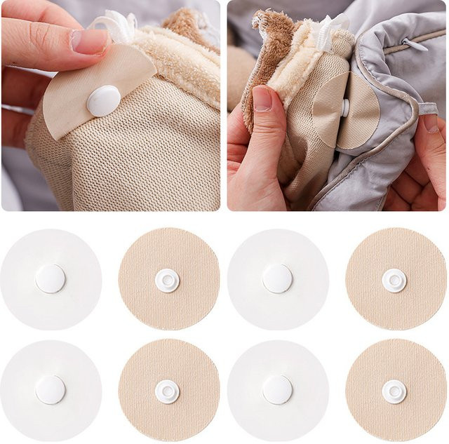 Aihogard Anti-Rutsch Bettlaken Befestigungselemente für Bettdecken und Duvets, 6 Paare - Bild 1