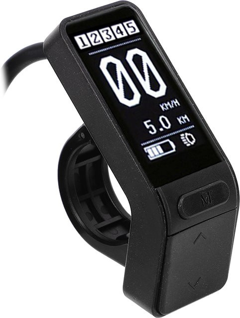 Bafang SW102 LCD Display Wasserdichtes Bedienfeld für E-Bike Mittelmotoren BBS01 BBS02 BBHD in Schwarz - Bild 1