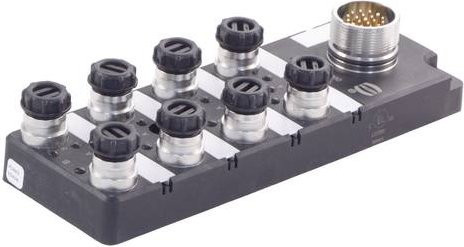 HARTING Sensor/Aktorbox passiv Multipolverteiler 09 07 002 2120 0 in Grün, Gelb und Schwarz - Bild 1