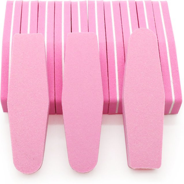 JEARLYU Nagel Feilen, 5 Stück, Rosa, Doppelseitig, Waschbar - Bild 1