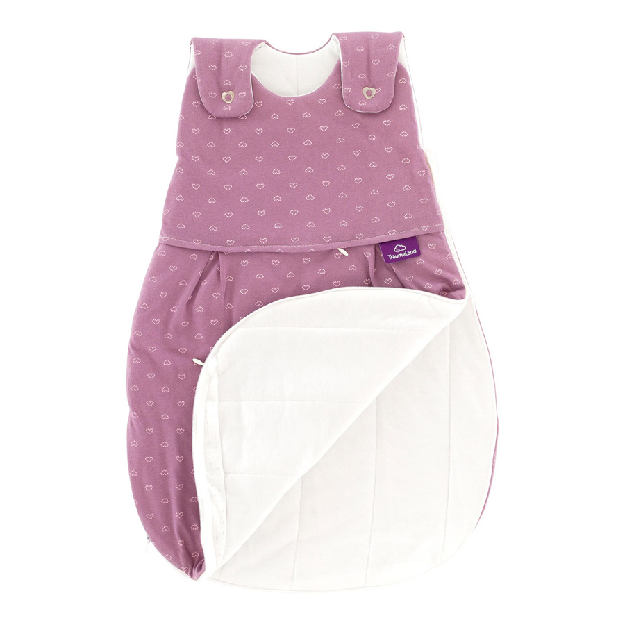 Träumeland Ganzjahresschlafsack Liebmich für Babys in Purple mit 2.5 TOG - Bild 2
