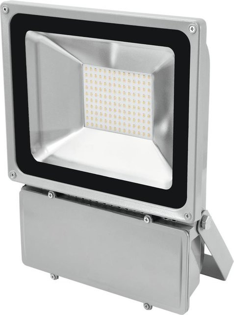 EUROLITE LED IP FL-100 Flutlichtstrahler in Weiß mit Cool White Lichtfarbe 6400K aus Aluminium - Bild 1