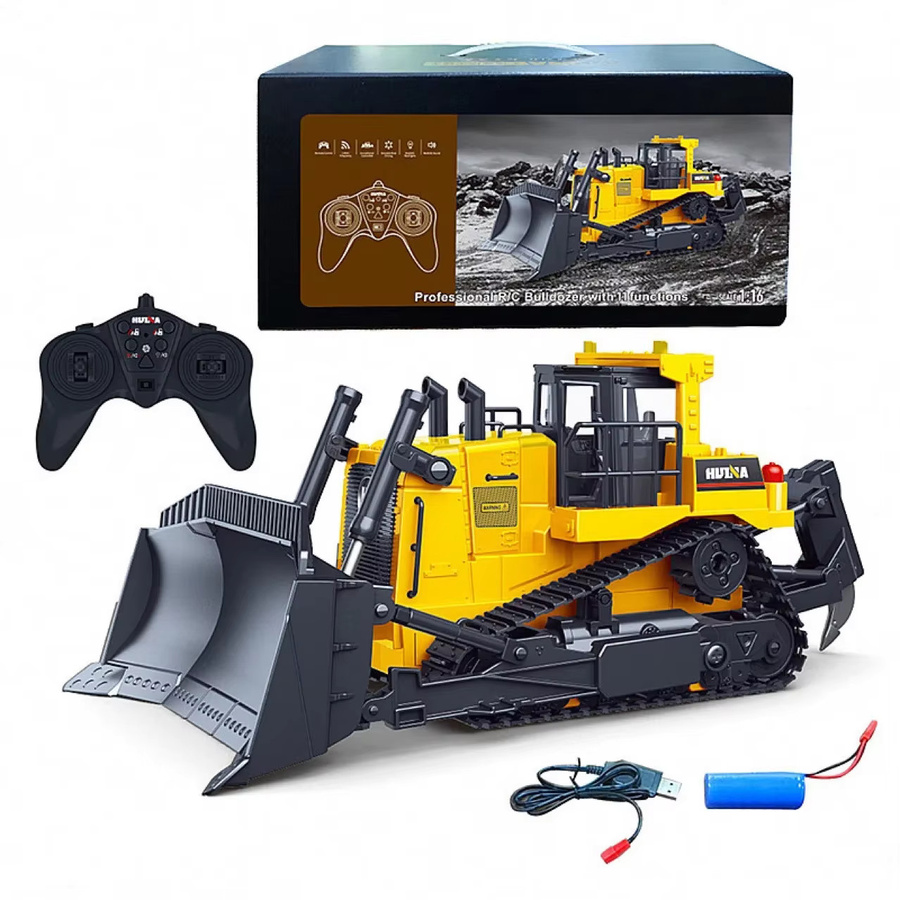 HUINA 1554 RC Truck, Fernbedienung Auto, 1:16, Metall, Gelb - Bild 5