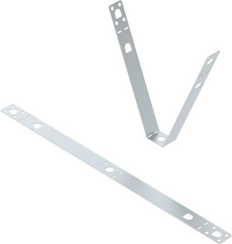 OBO Bettermann Befestigungswinkel Befestigungs-Set, Silber, B: 18,0 cm, H: 18,2 cm, 20 Stück - Bild 1