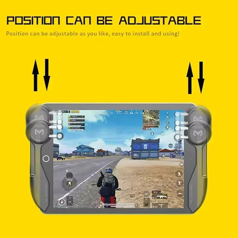 Memo AK-PAD6K 6 Finger Mobile Game Controller für iPad und Tablet in Schwarz mit Joystick und L1R1 Ziel-Shoot Funktion für Shooter-Spiele - Bild 2