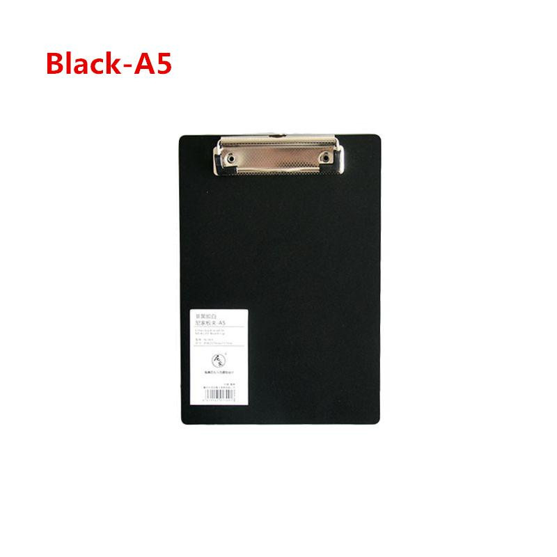 Yiran Furniture Klemmbrett aus PP-Kunststoff und Stahl in Schwarz für A4 A5 A6 Büro und Schule - Bild 6
