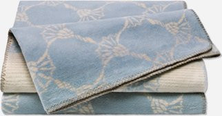 JOOP! CORNFLOWER Wohndecke in Himmelblau mit Ornamentmuster, B/B: 150 x 200 cm - Bild 1