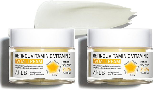APLB Retinol Vitamin C Vitamin E Gesichtscreme, 55 ml - Bild 1