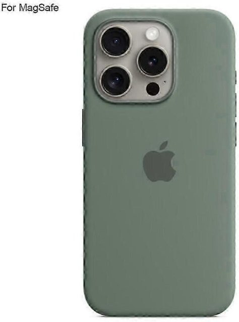 Joyfulsm Flüssigsilikon Hülle für iPhone 15 Pro Max mit MagSafe Kompatibilität in Grün - Bild 1