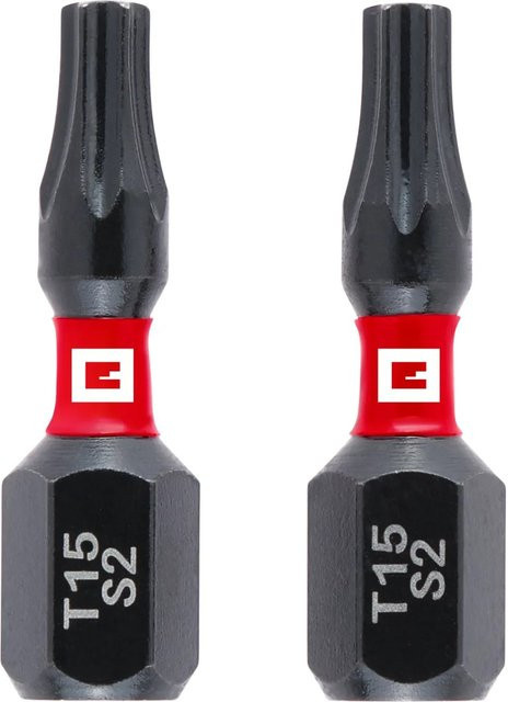 Einhell Impact Bit-Set T15, 2-teilig, rot, Stahl, 25 mm - Bild 1